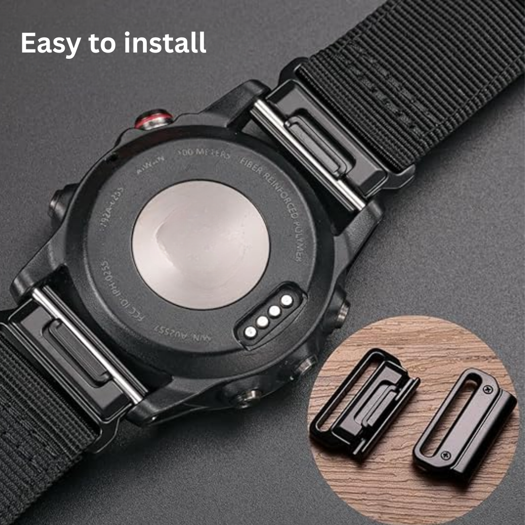 Quick Fit Nylon Watch Strap Compatible with Garmin Fenix Epix Tactix Adjustable Sports Band