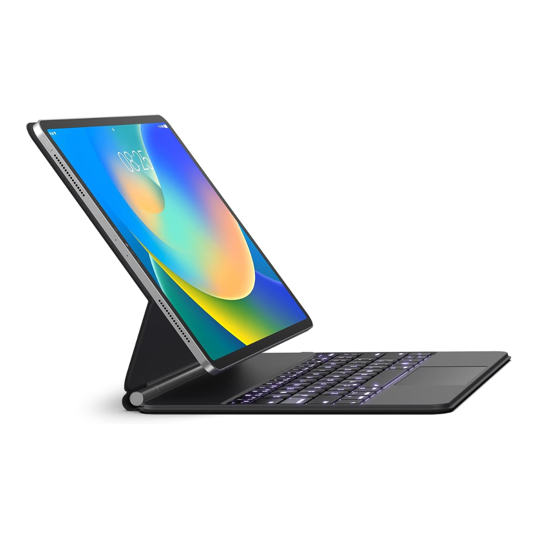 Wireless Keyboard Case with Trackpad for 13” iPad Air 7 (2025), 13” Air 6 (2024) & 12.9” Pro (2018–2022)