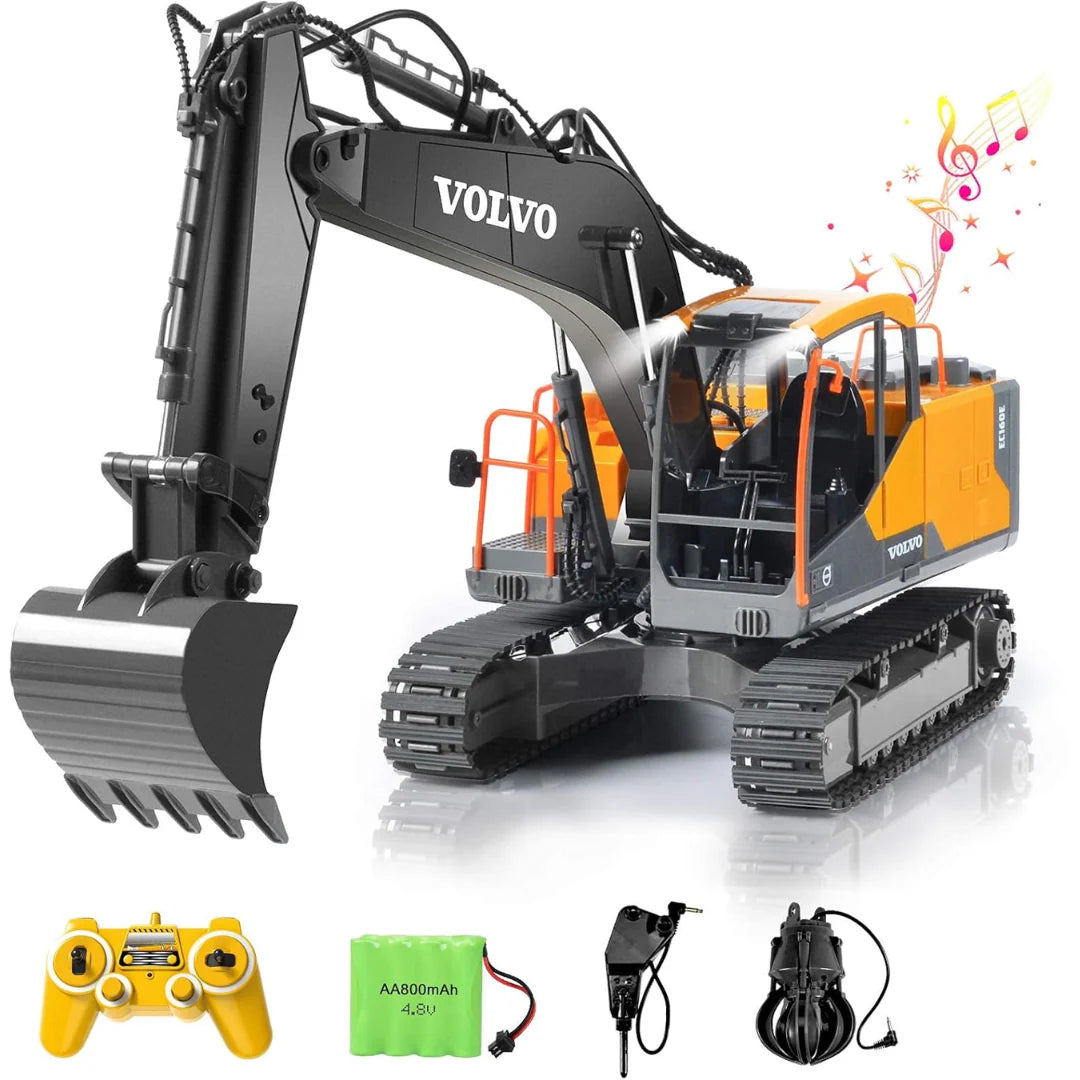 1/16 Remote Control Excavator 17CH 2.4G Crawler Construction Vehicle
