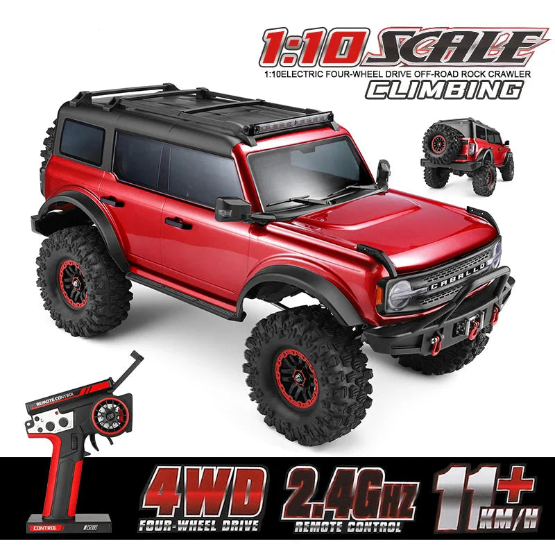 1:10 4WD RC Off Road Rock Crawler 2.4G with LED Lights