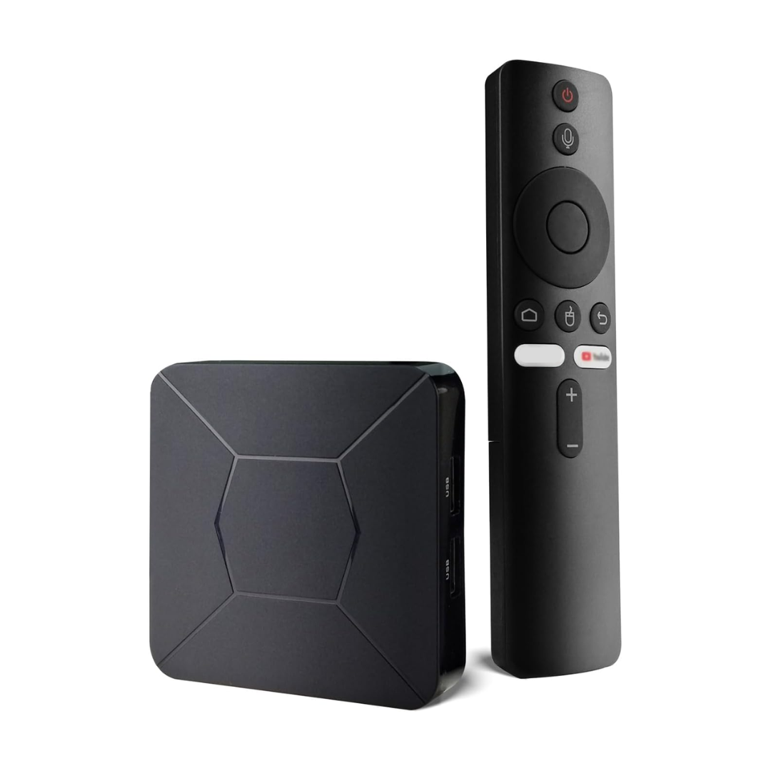 4K Smart TV Box Android 10 WiFi Media Player with Voice Remote HDMI Streaming Device