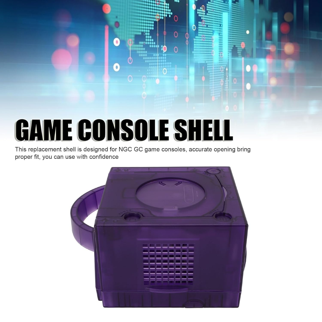 Transparent Replacement Shell Case for GameCube Console DOL-001 DOL-101 Housing Cover