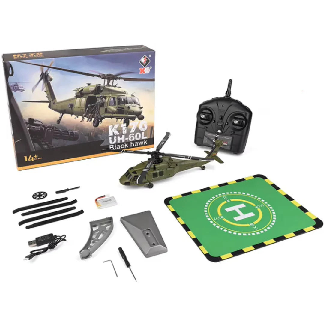 Remote Control Helicopter 4 Channel Brushless Motor with USB Charging