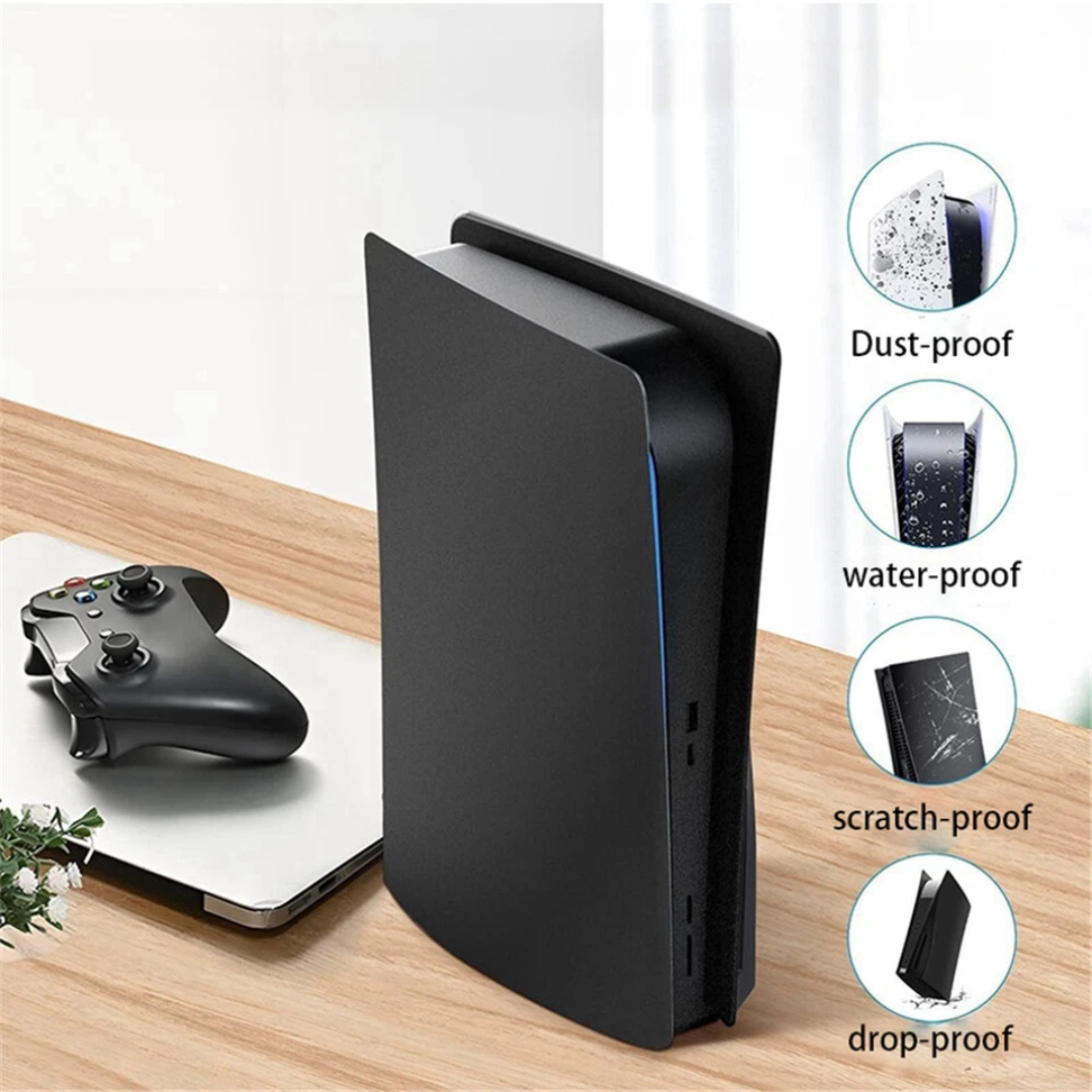 Console Cover Plates Compatible with PS5 Digital Edition Replacement Side Shell Panels
