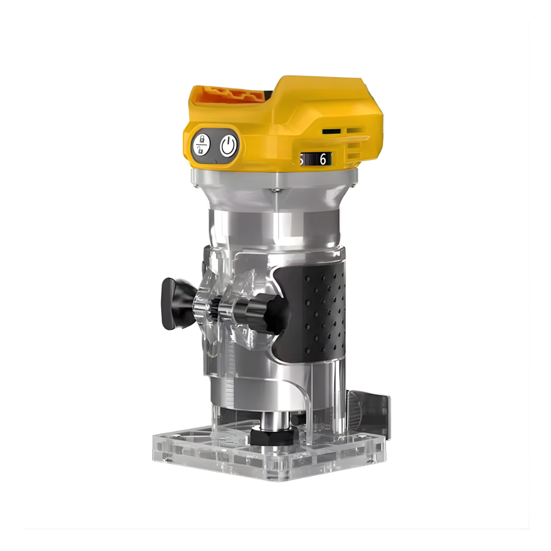 Portable Brushless Wood Trimmer Router 30000RPM Compatible with DeWalt 18V Battery