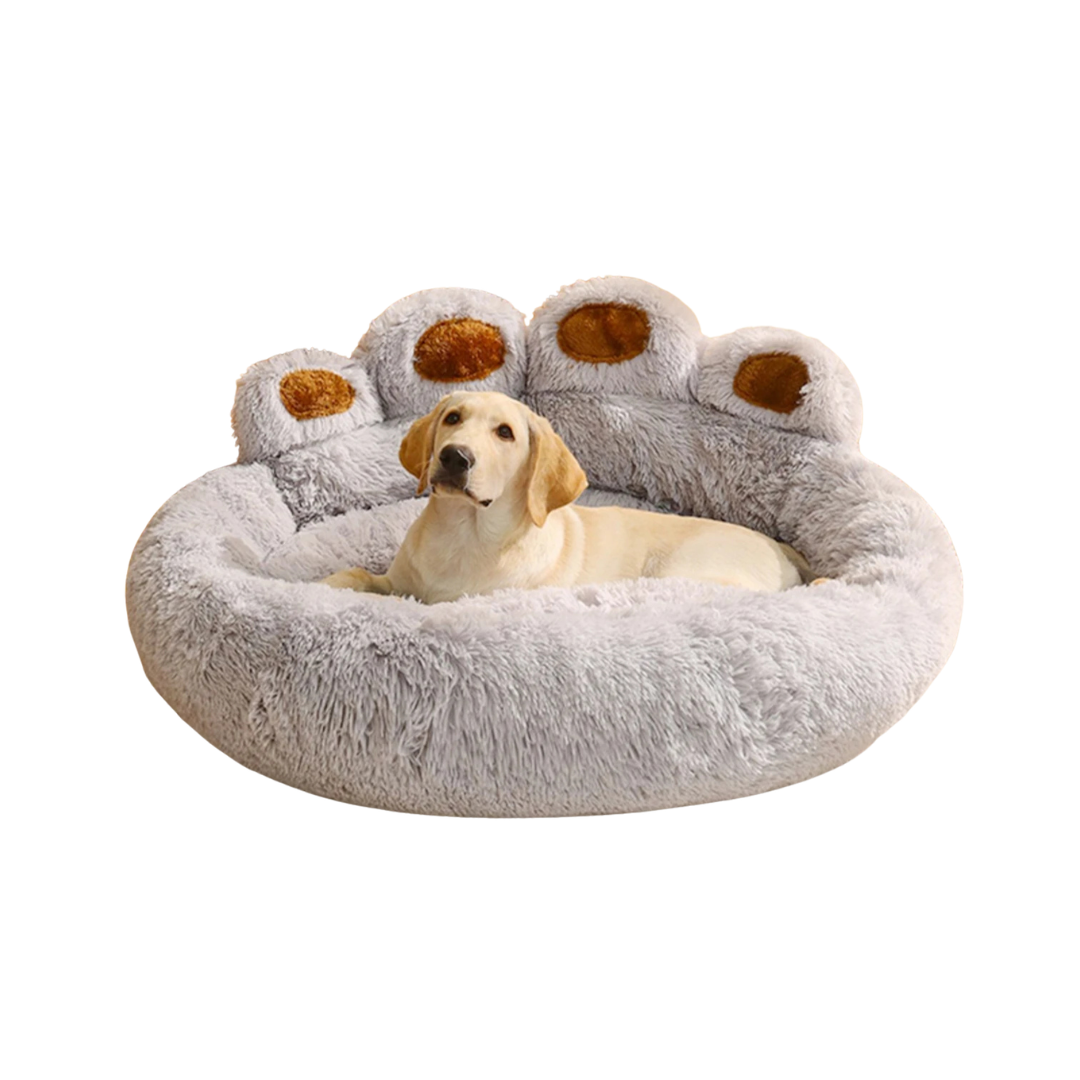 Light Grey Soft Pet Mat Cushion Plush Sofa Bed for Indoor Cats and Dogs