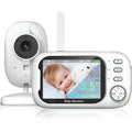 Wireless 3.5" Video Monitor with Two-Way Talk and Adjustable Camera Angle