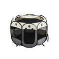 Foldable Pet Playpen Oxford Cloth Portable Pet Tent Fence for Cats and Small Dogs