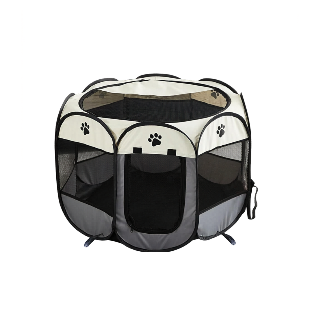Foldable Pet Playpen Oxford Cloth Portable Pet Tent Fence for Cats and Small Dogs