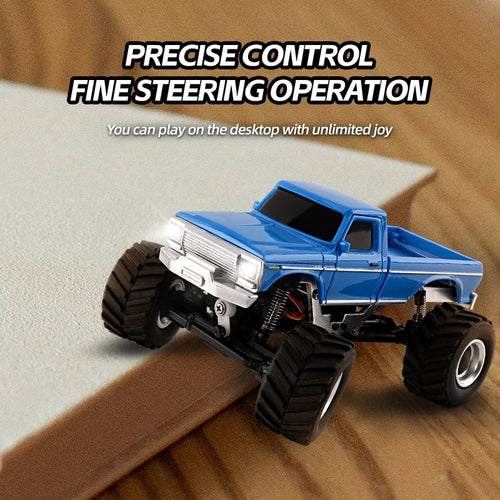 1:36 4WD Mini RC Off Road Monster Truck with LED Lights
