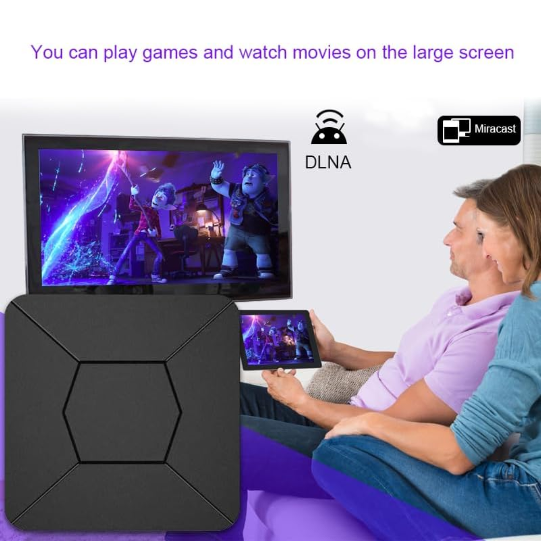 4K Smart TV Box Android 10 WiFi Media Player with Voice Remote HDMI Streaming Device