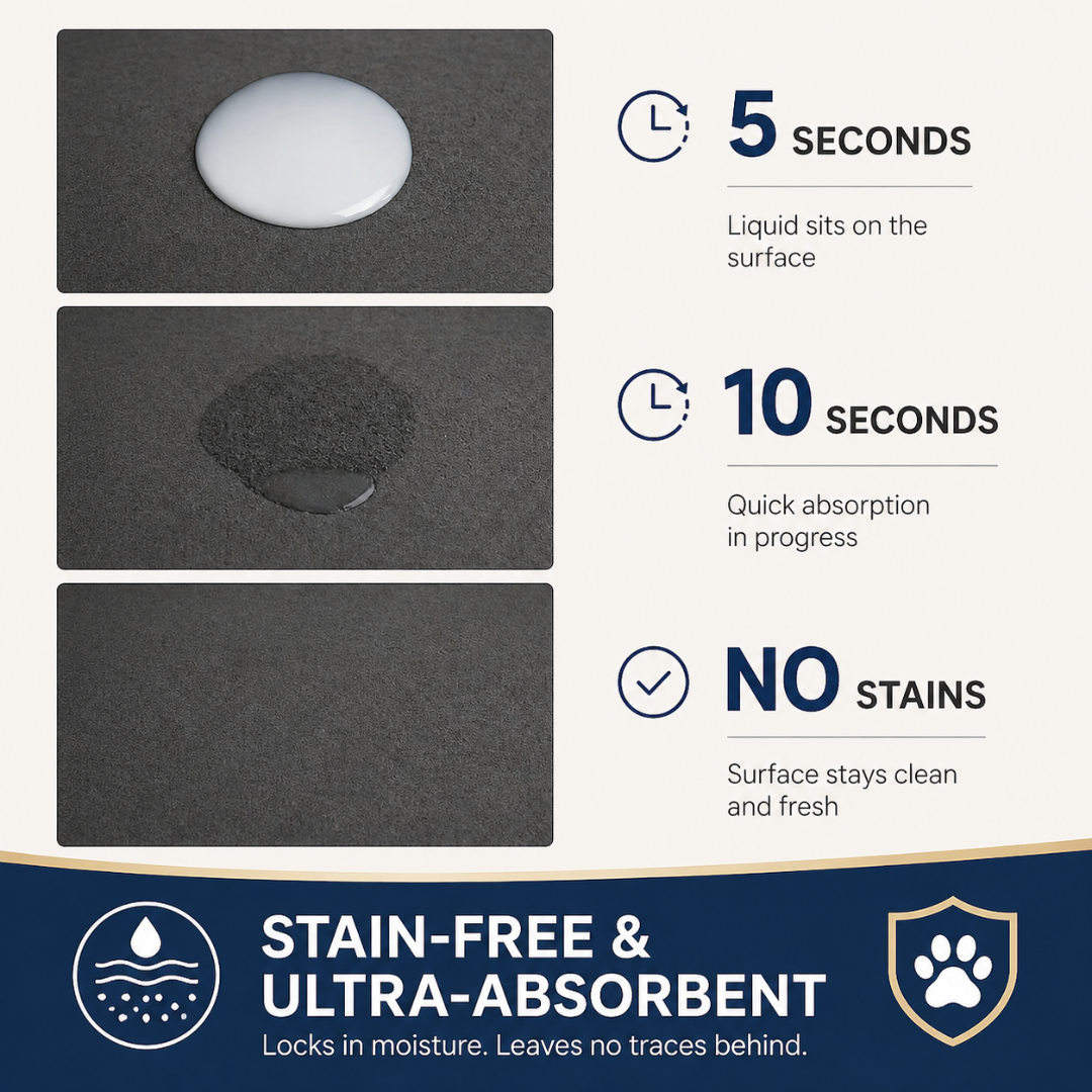 Water Absorbent Pet Mat Diatomite Non Slip Cat Litter and Food Mat