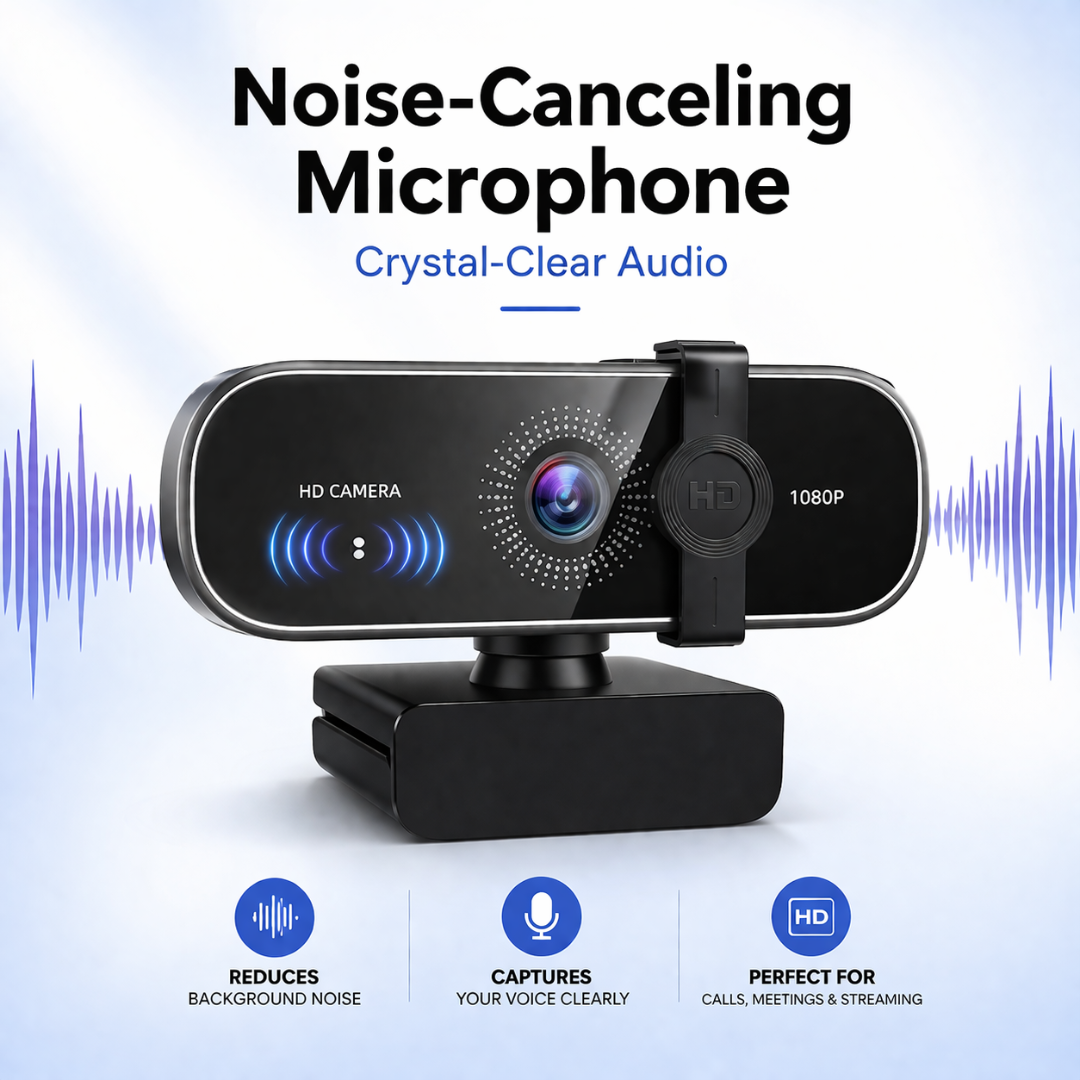 4K Webcam with Microphone Auto Zoom USB Plug and Play with Remote Control Privacy Cover for PC Laptop