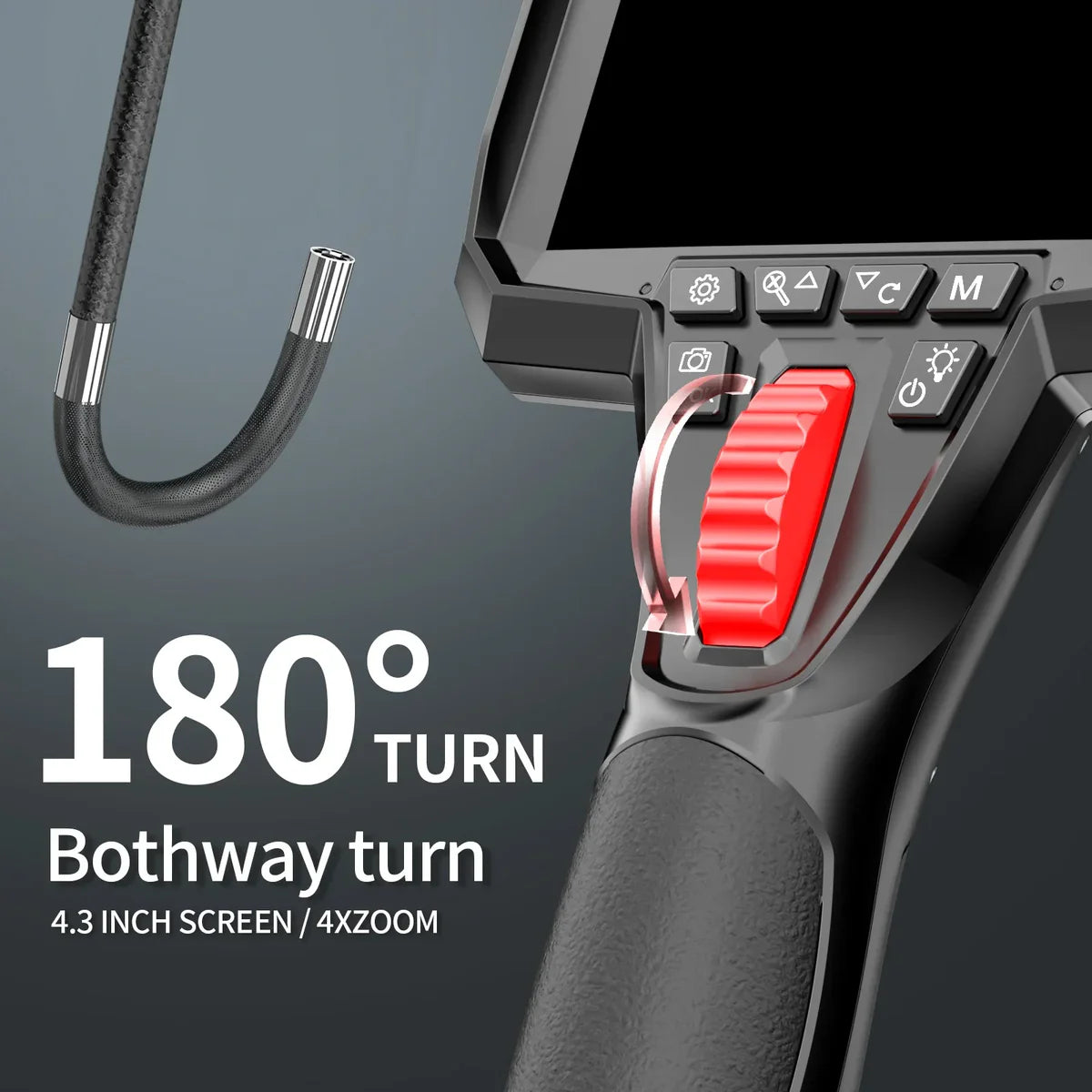 6.4mm Endoscope Camera with LED Light and 1m Cable