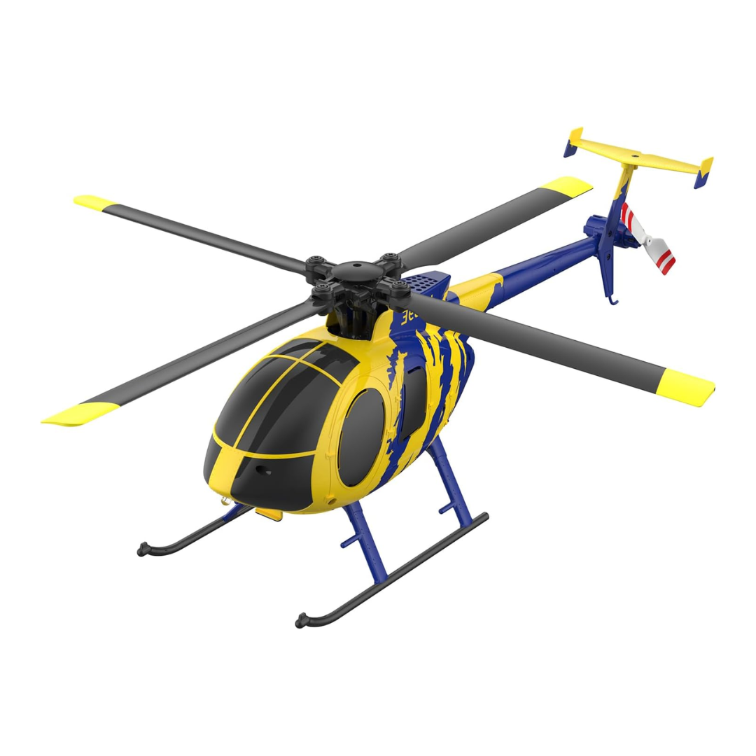 RC Mini Helicopter with Optical Flow Sensor 4-Channel Remote Control for Beginners