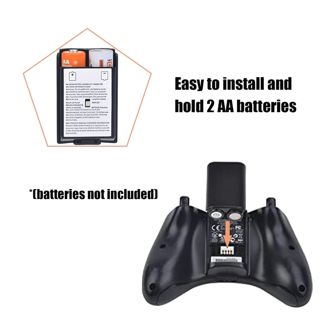 Replacement Battery Cover Pack for Xbox 360 Wireless Controller Back Case 100pcs