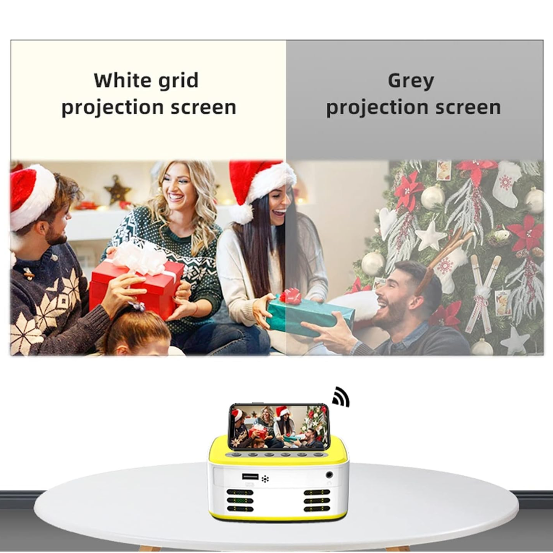 Portable Projector Screen 100 Inch Anti Light Reflective White Projection Screen