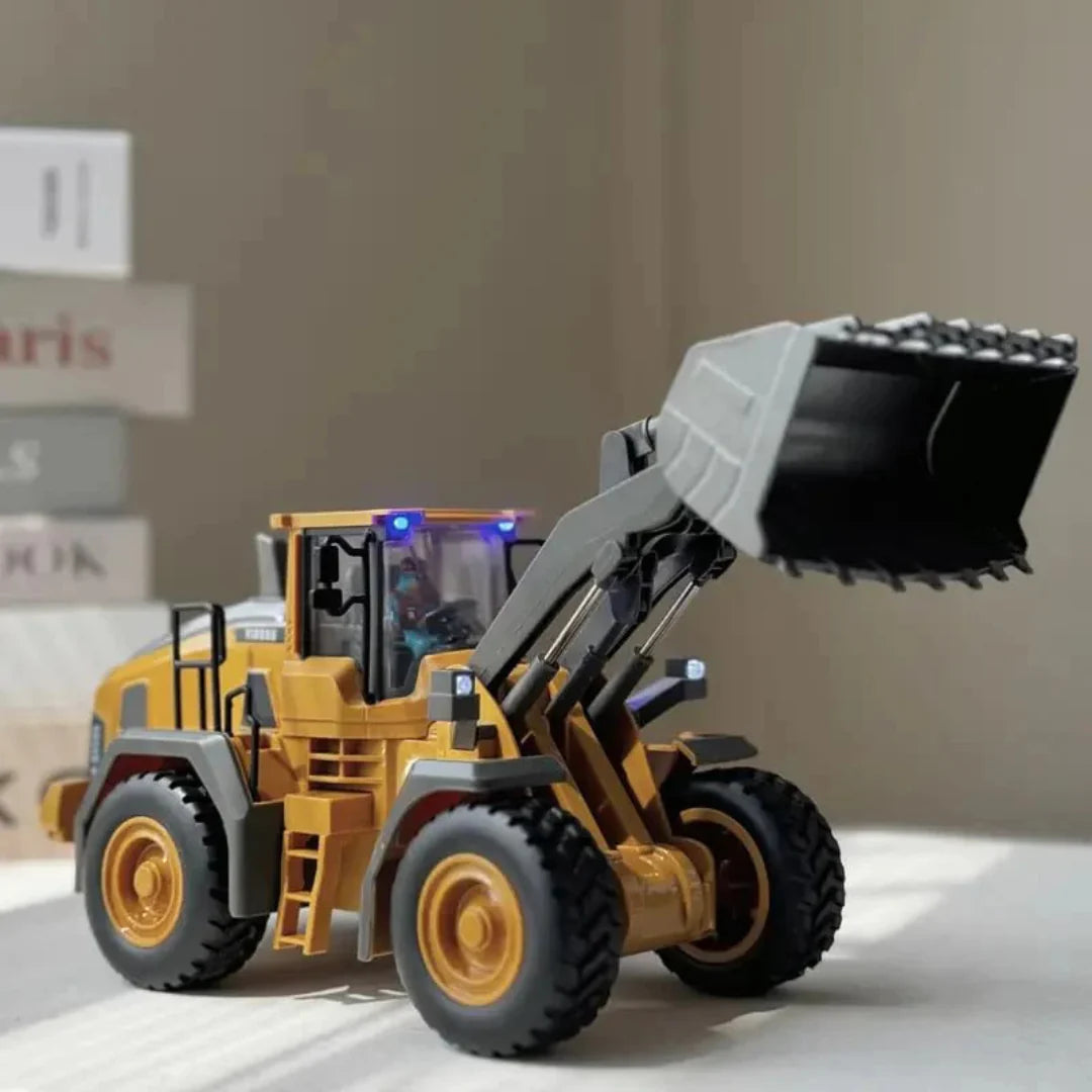 1/20 RC Loading Vehicle 2.4G Remote Control Alloy Construction Toy with Lights
