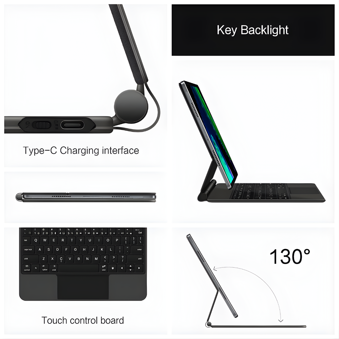 Magnetic Keyboard Case with Trackpad for Xiaomi Pad 6 & Pad 6 Pro 11” (2023)