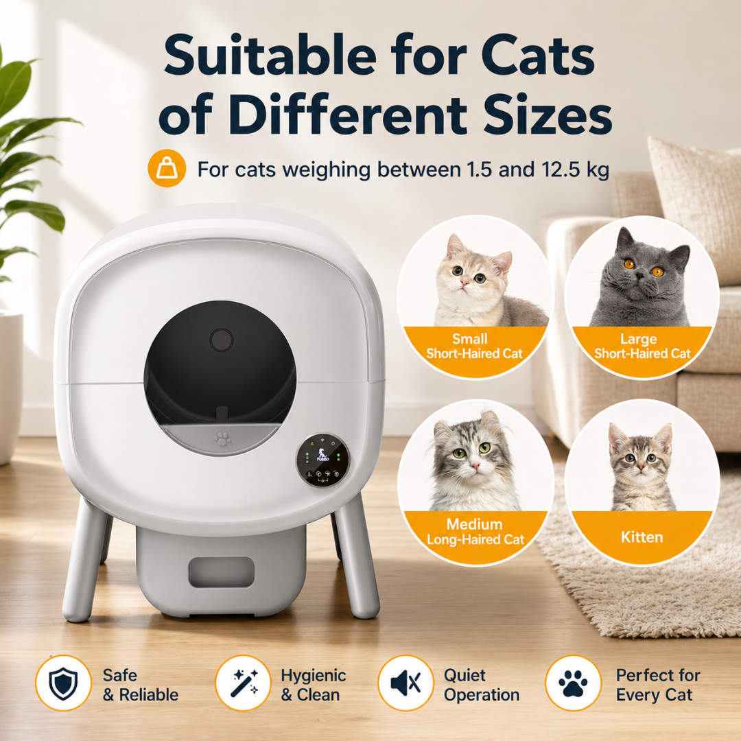 White / Light Grey Soft Cat Litter Box Liner Replacement Removable Mat for Cat Litter Box