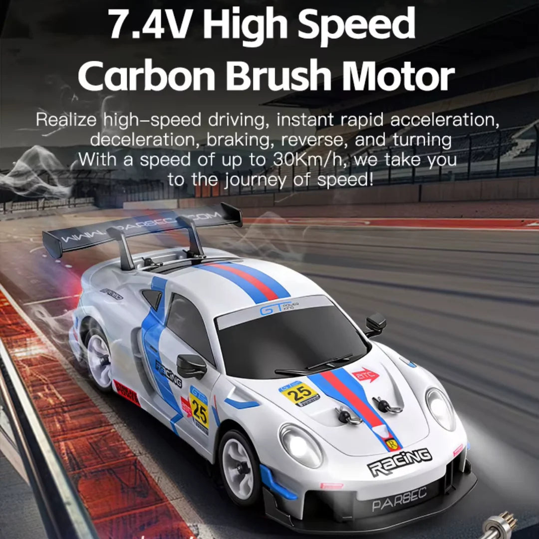 1/28 Remote Control Drift Car 4WD 2.4GHz with Gyroscope Stabilisation