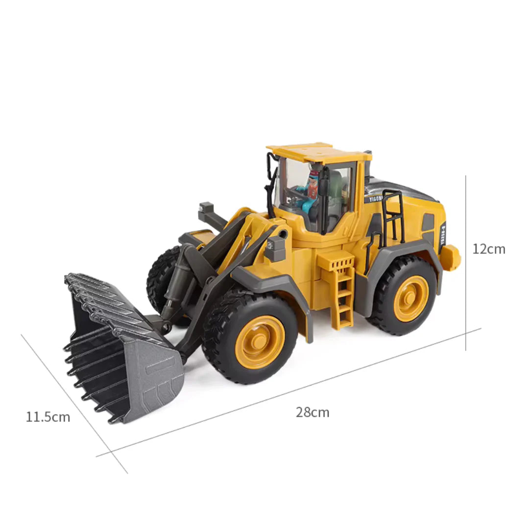 1/20 RC Loading Vehicle 2.4G Remote Control Alloy Construction Toy with Lights