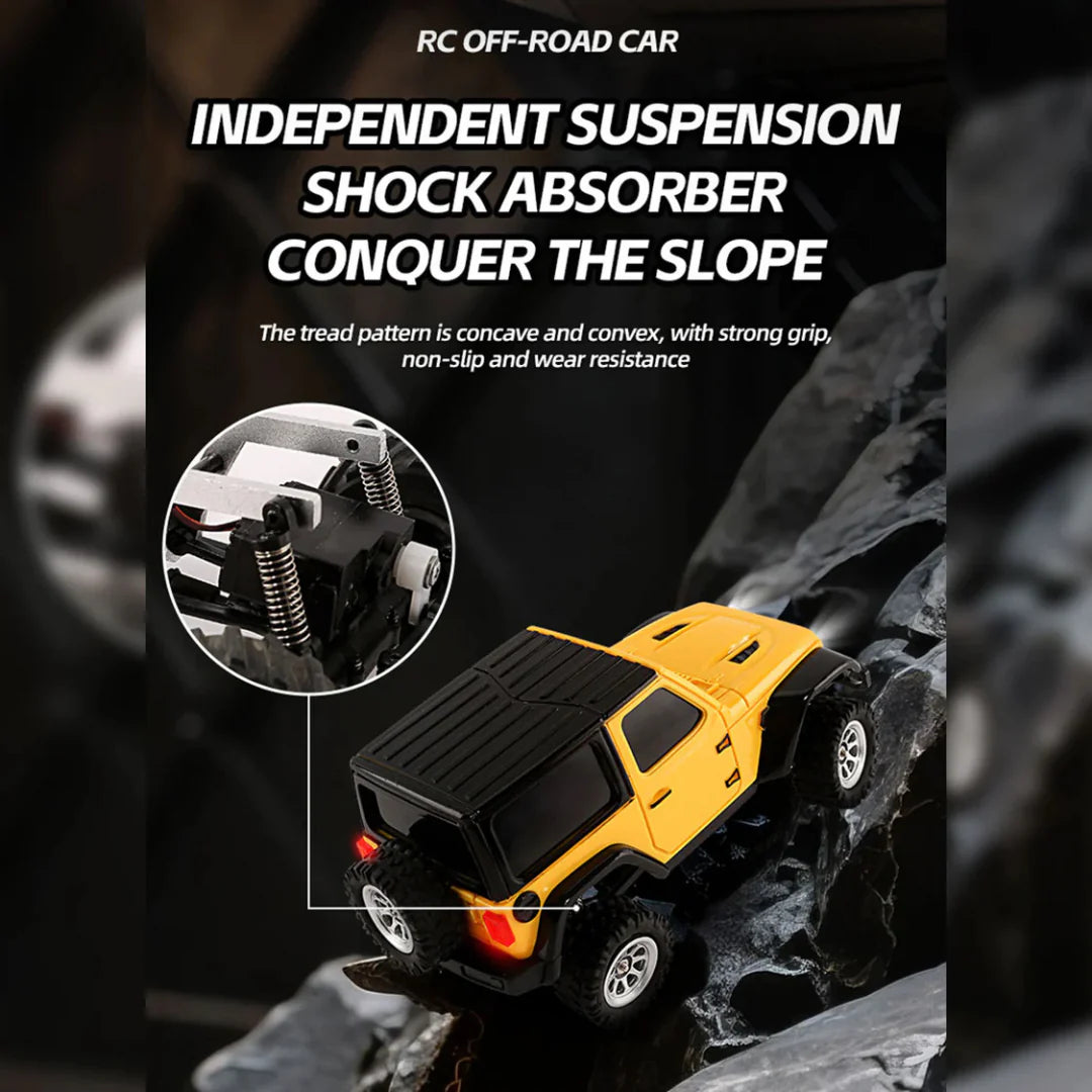 1:36 4WD Mini RC Off Road Jeep with LED Lights