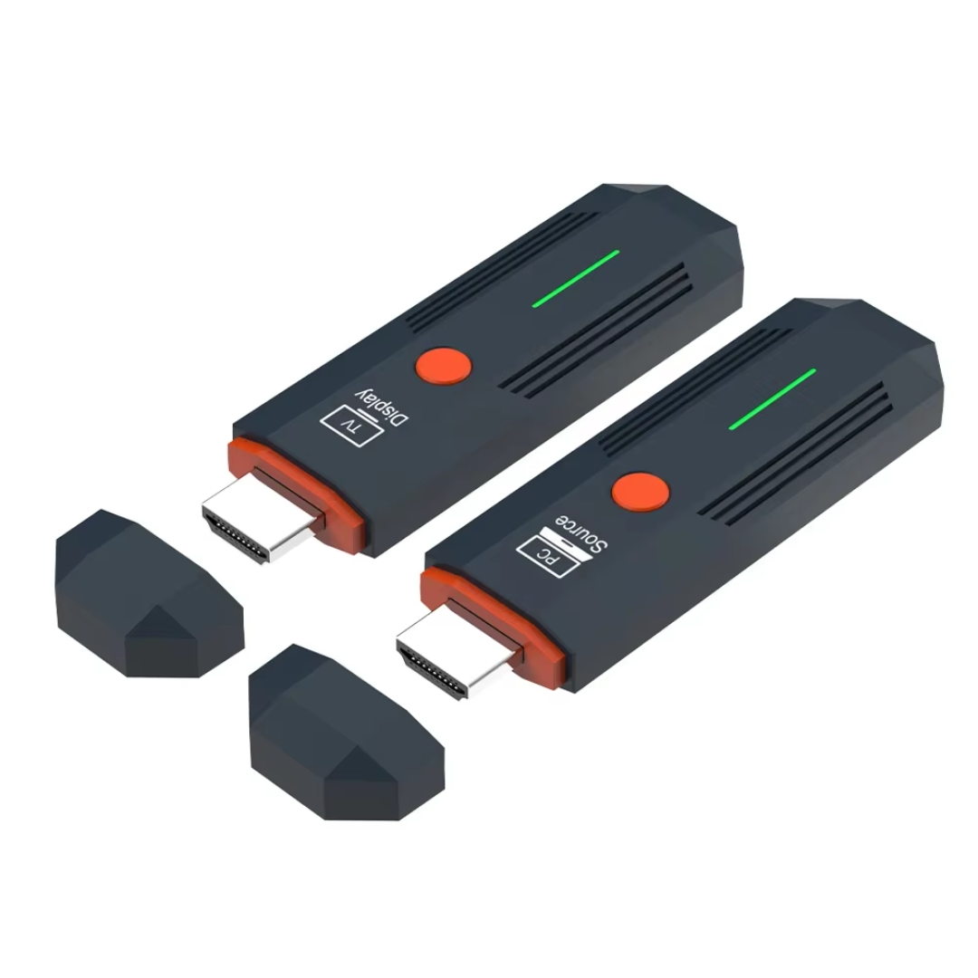 Wireless HDMI Video Transmitter Receiver 1080P Display Extender 50M Range for Laptop PC to TV Projector