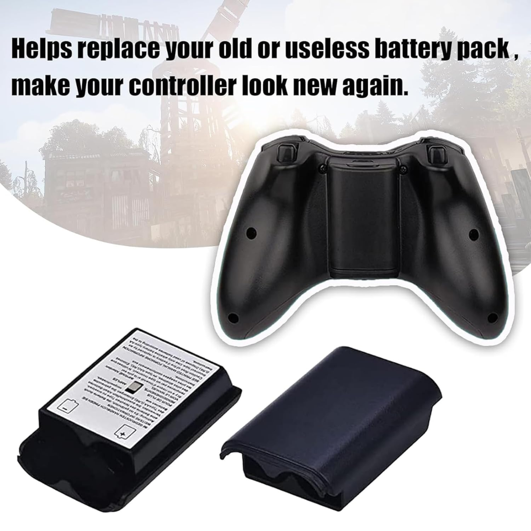 Replacement Battery Cover Pack for Xbox 360 Wireless Controller Back Case 100pcs