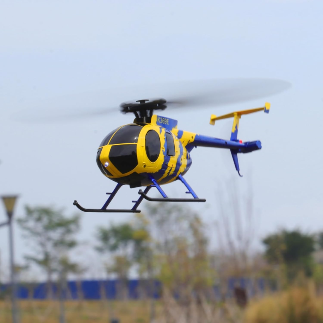 RC Mini Helicopter with Optical Flow Sensor 4-Channel Remote Control for Beginners