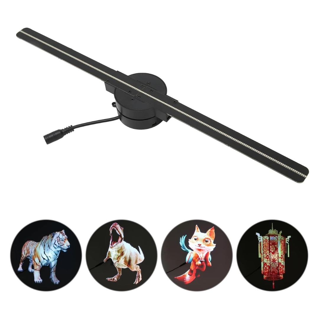 3D LED Hologram Display Fan 42cm WiFi Advertising Projector with Remote Control