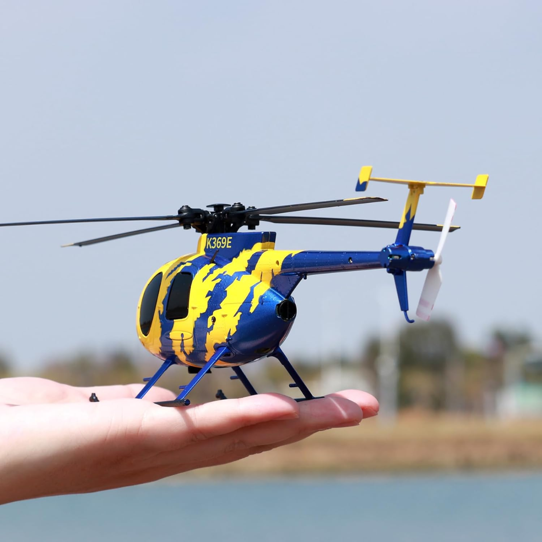 RC Mini Helicopter with Optical Flow Sensor 4-Channel Remote Control for Beginners