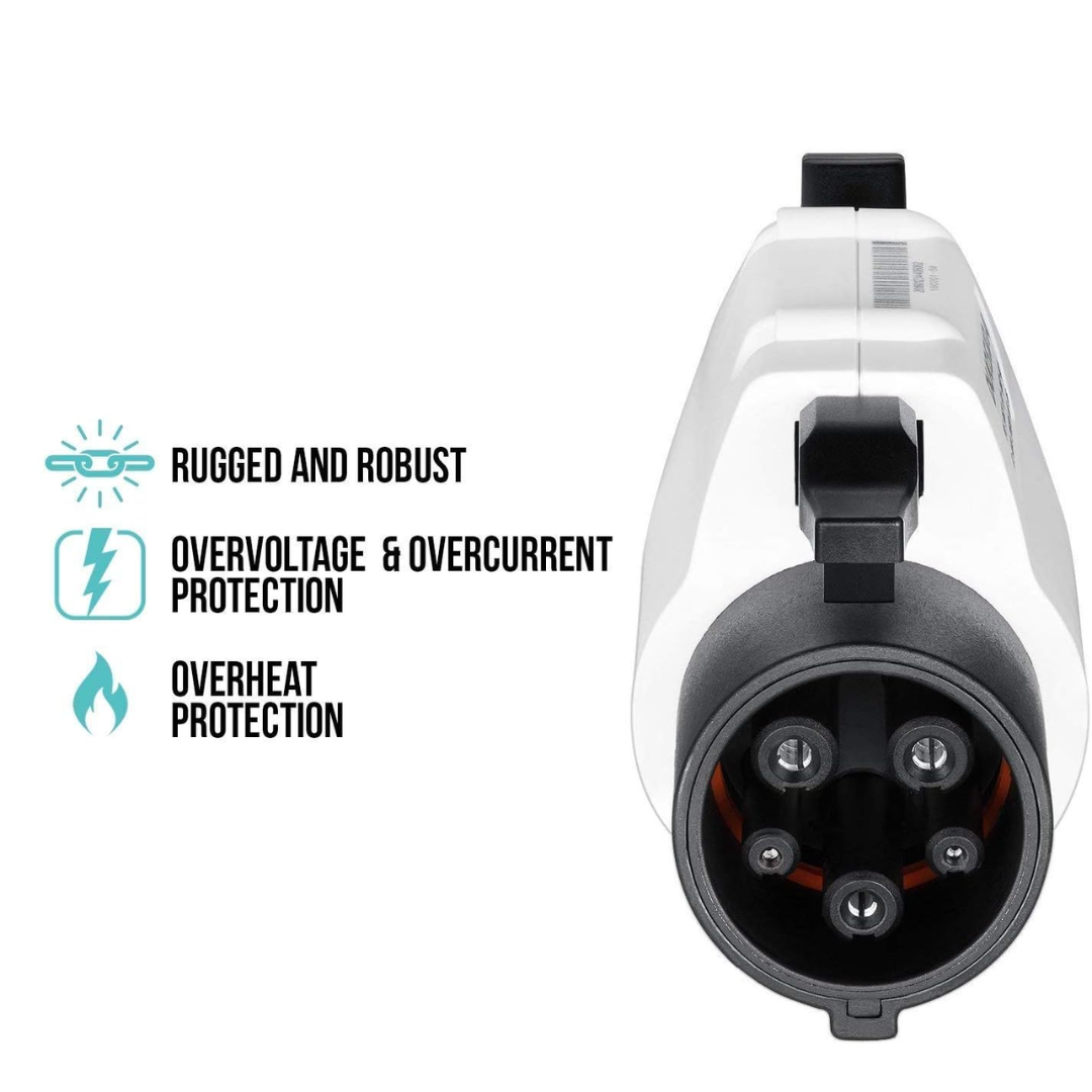 EV Charging Cable Type 1 J1772 Extension Cord 16A 32A Portable 200CM 500CM