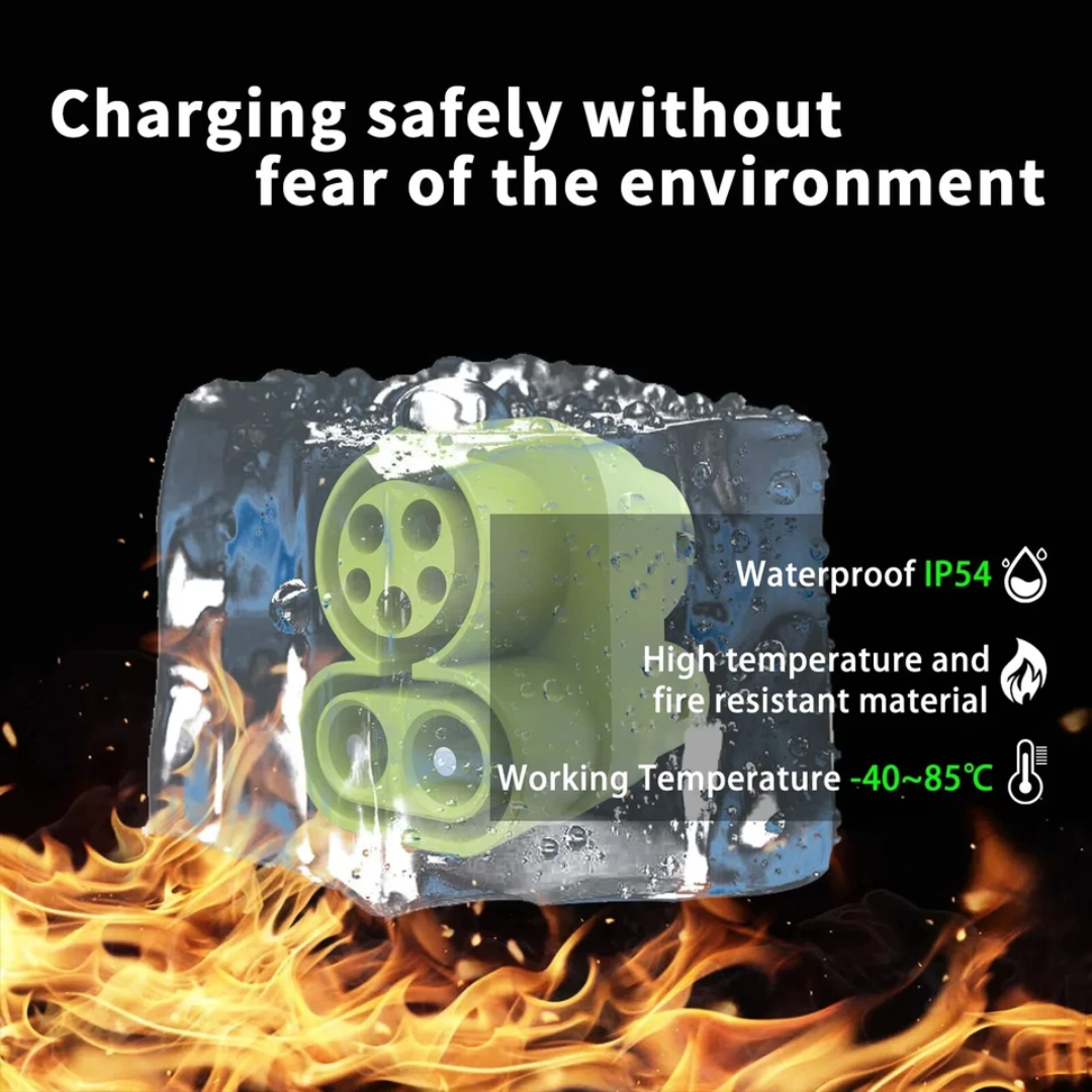 CCS1 to CCS2 Electric Vehicle Charging Adapter 250A 1000V Type 1 to Type 2 Connector