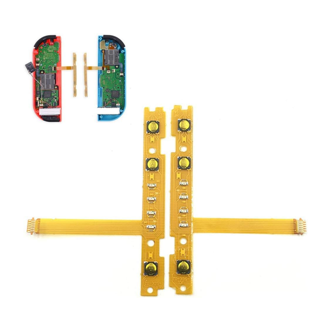 50 Pair Joy Controller SL SR Button Ribbon Flex Cable Replacement Compatible with Switch