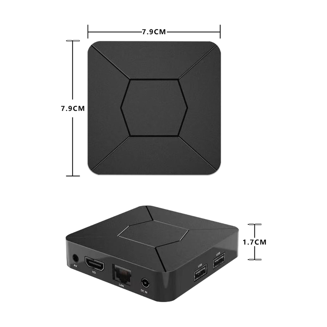 4K Smart TV Box Android 10 WiFi Media Player with Voice Remote HDMI Streaming Device