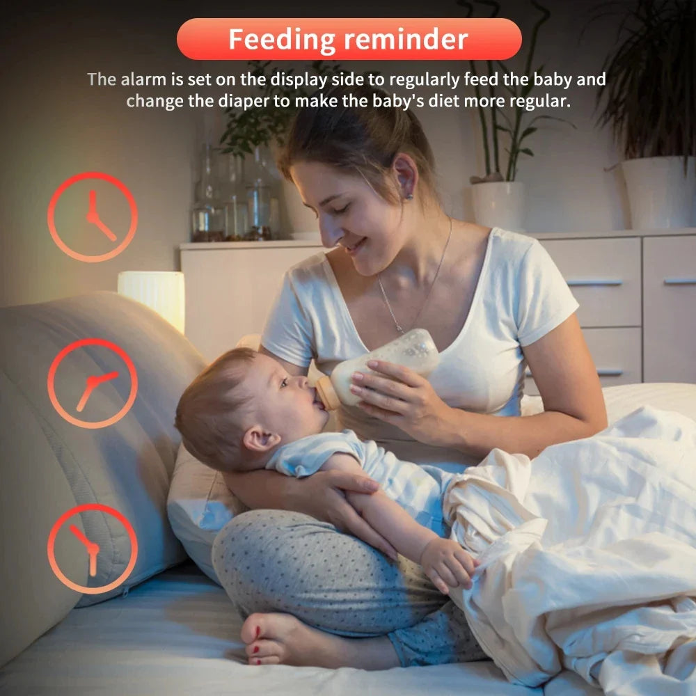 Wireless 3.5" Video Monitor with Two-Way Talk and Adjustable Camera Angle