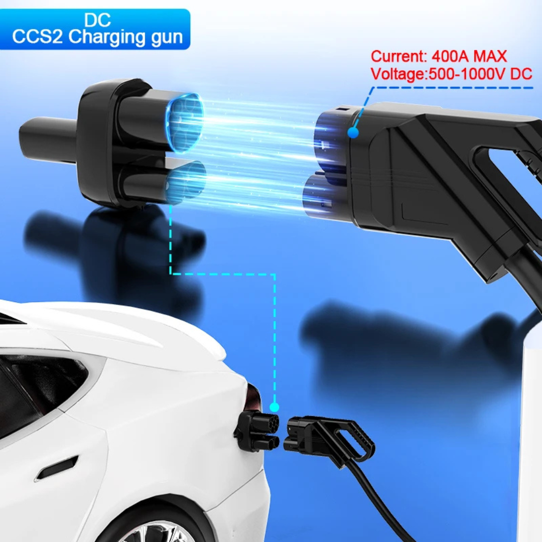 EV Charging Adapter CCS2 to NACS 500-1000V DC 32A AC Converter for Electric Cars