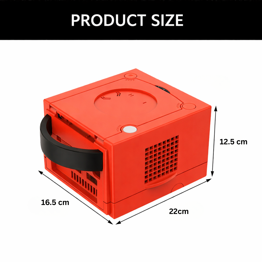 Console Housing Replacement Shell for GameCube DOL-001 DOL-101 Warm Red Case