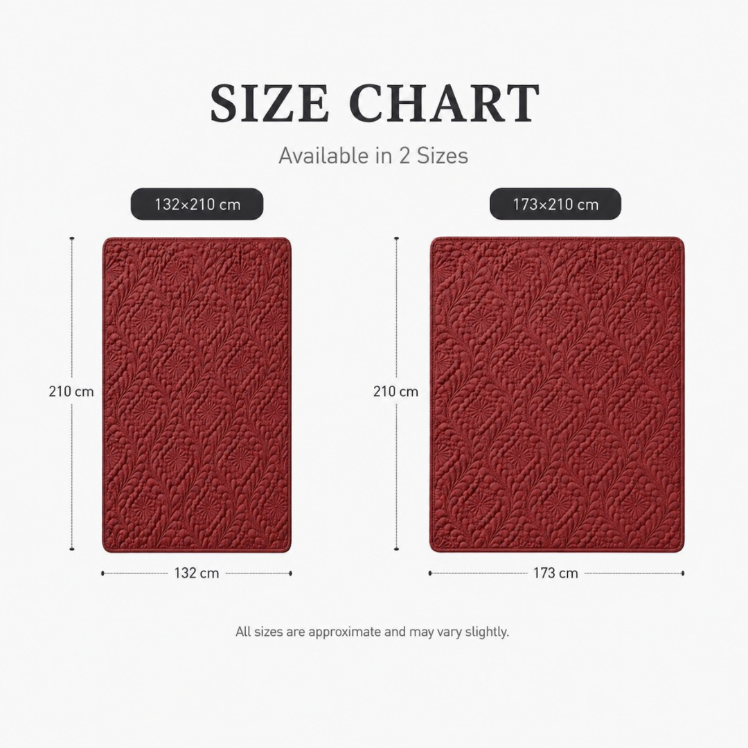 Red Multi-Purpose Pet Mat Waterproof Non-Slip Cover for Couch, Floor and Car