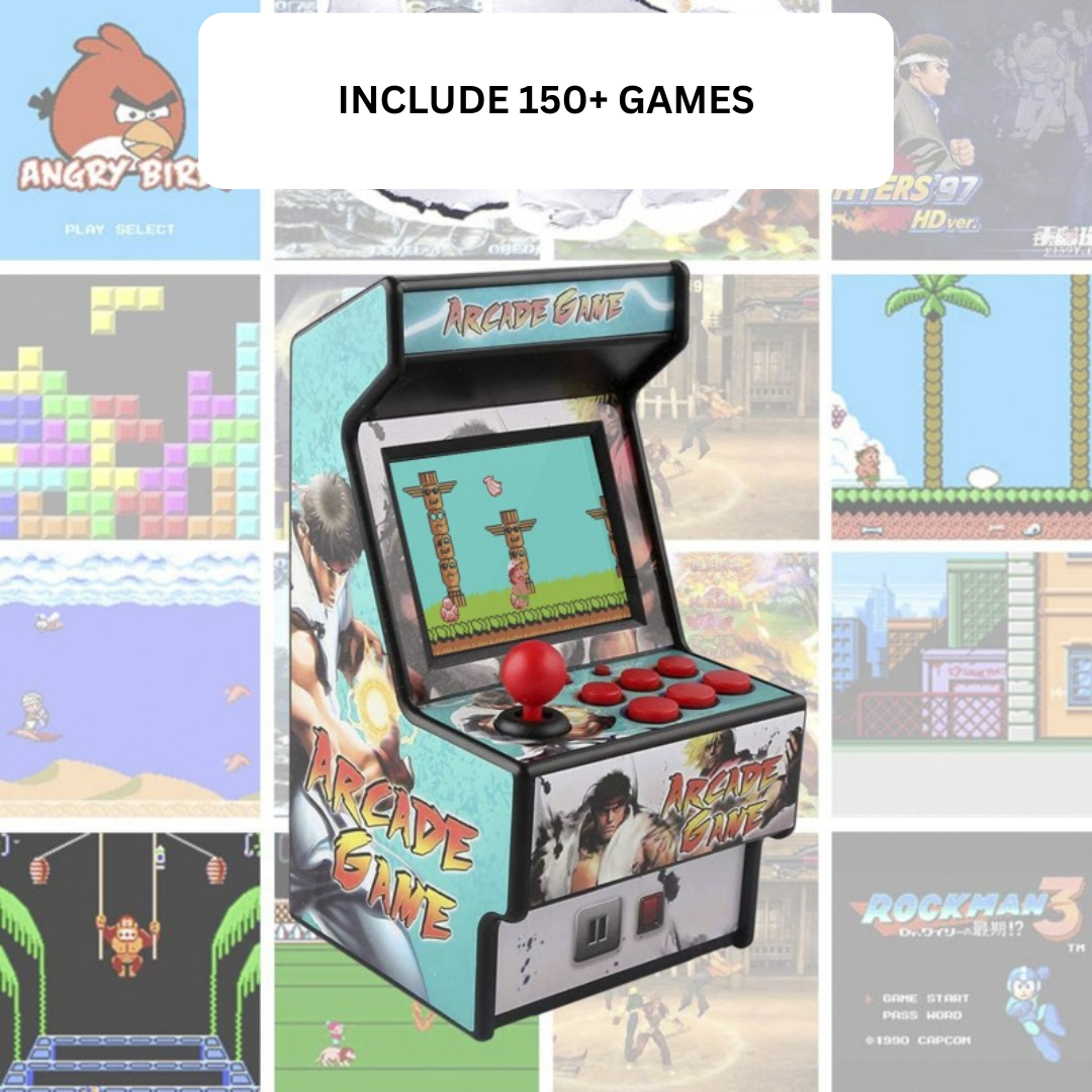 Portable Mini Handheld Gaming Console 2.8-inch Screen 150+ Retro Classic Games Built-in