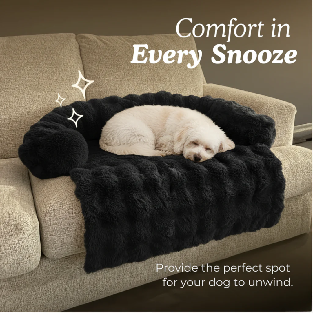 Black Soft Pet Mattress Plush Coral Fleece Bed Mat for Cats and Small to Medium Dogs