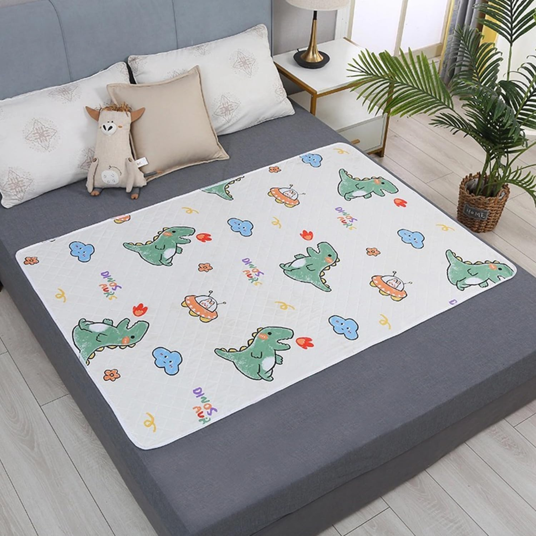 2-Pack Washable Pet Pads Reusable Anti Slip Dog Training Mats for Indoor Use