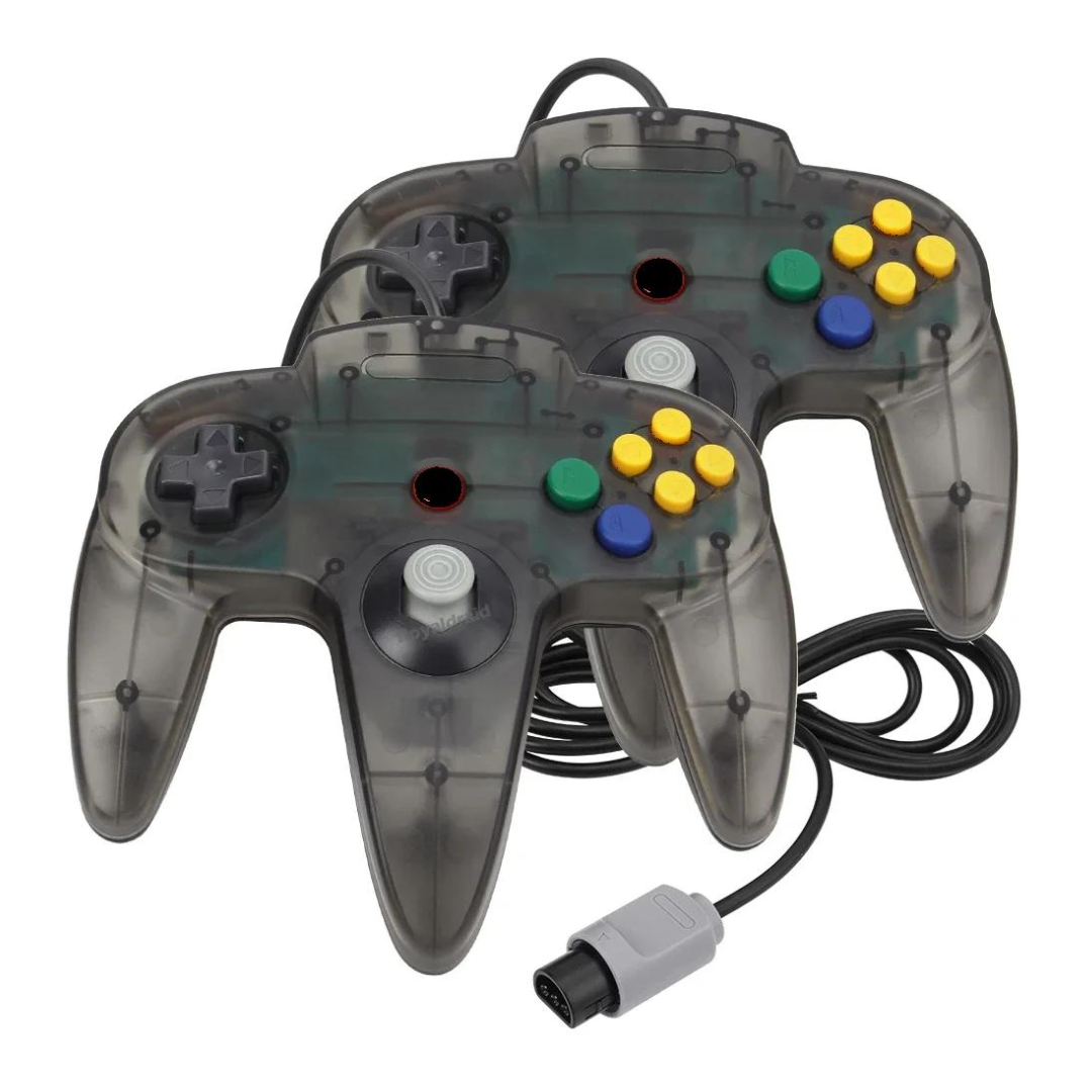 2PCS Wired Gamepad Controllers Compatible with N64 Console Retro Gaming Joystick