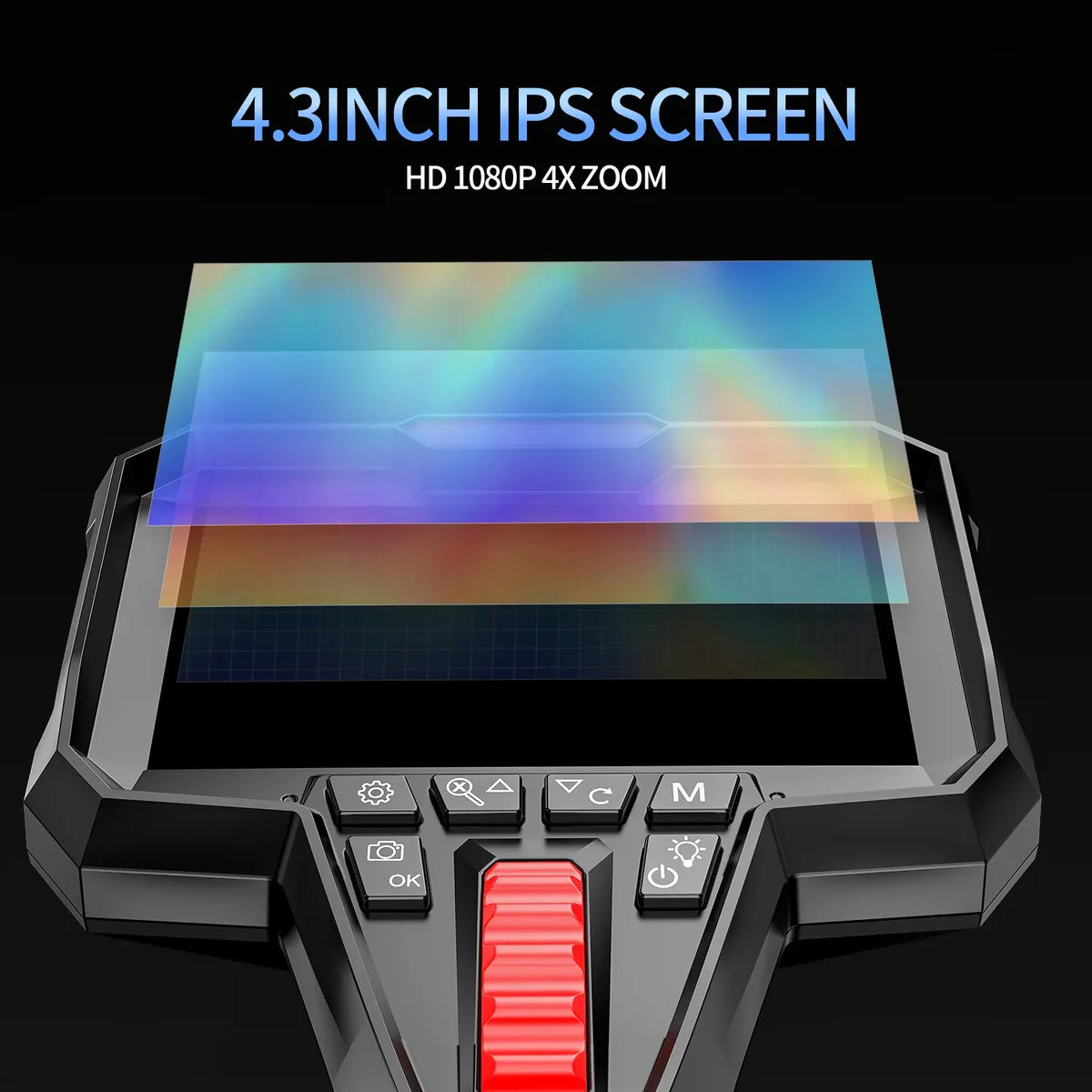 6.4mm Endoscope Camera with LED Light and 1m Cable