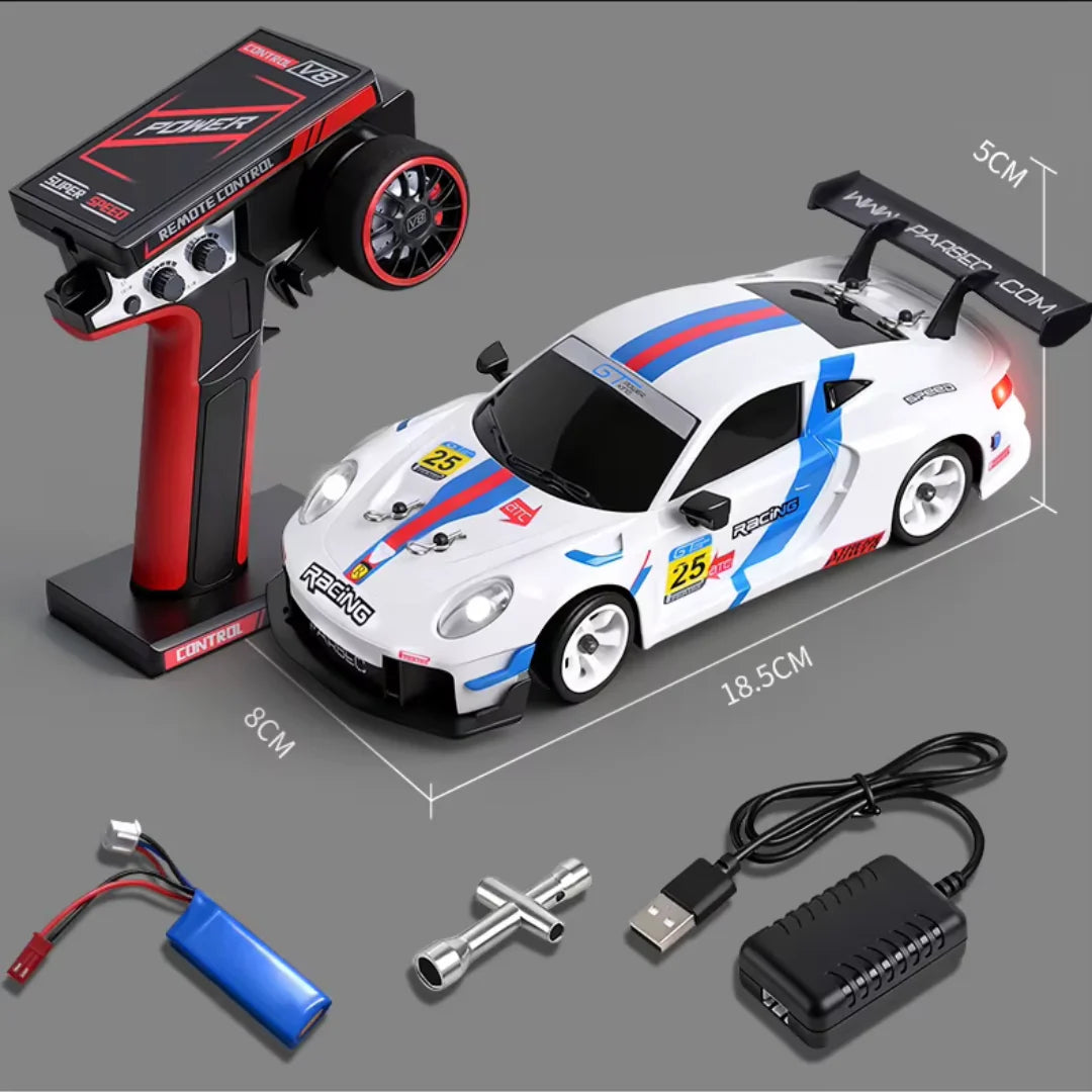 1/28 Remote Control Drift Car 4WD 2.4GHz with Gyroscope Stabilisation