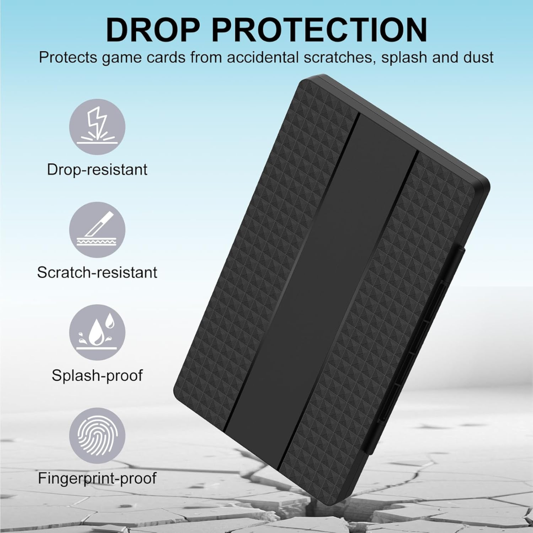 Game Card Storage Case for Switch OLED Lite 120 Slots with MicroSD Card Holder