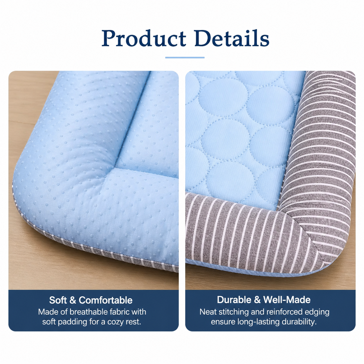 Breathable Pet Cooling Mat Lightweight Soft Cushion for Cats and Dogs