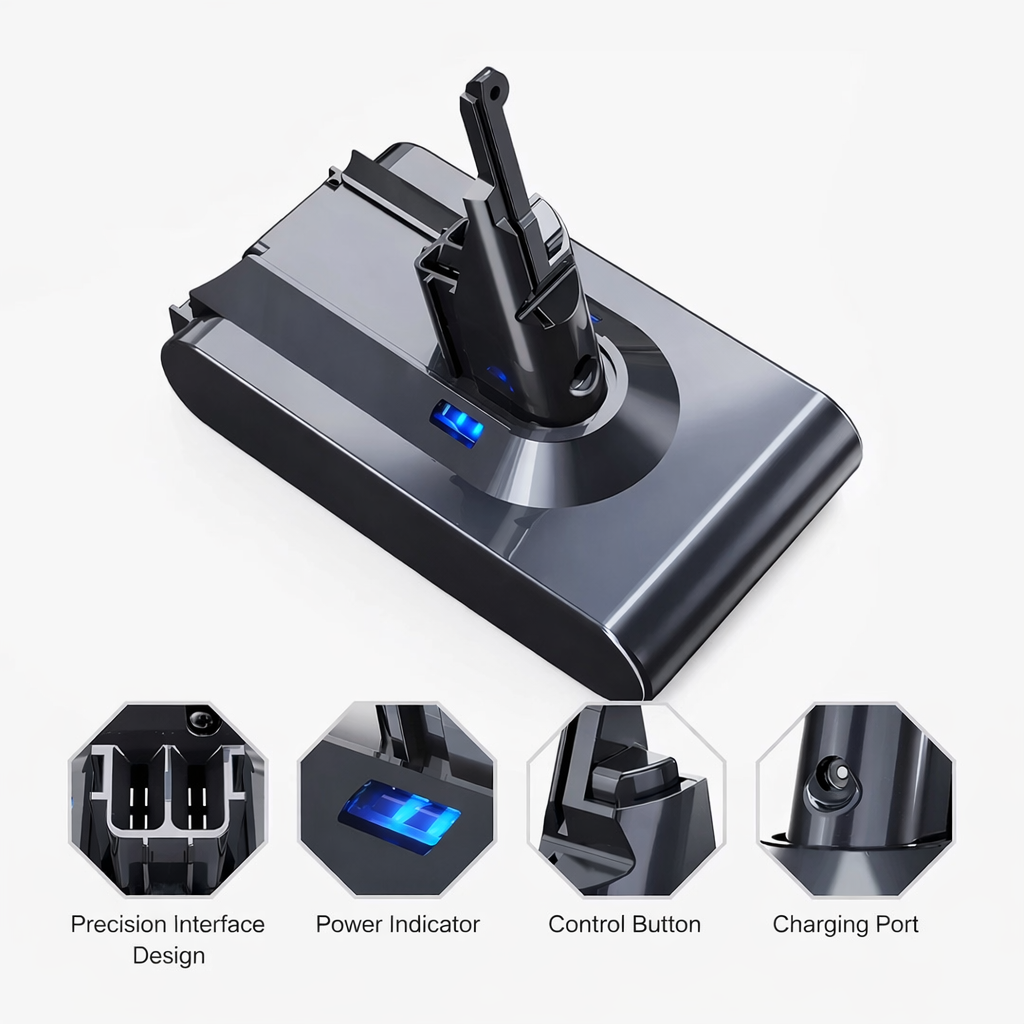 Rechargeable Battery Compatible with Dyson V6 V7 V8 V10 V11(V15) Series