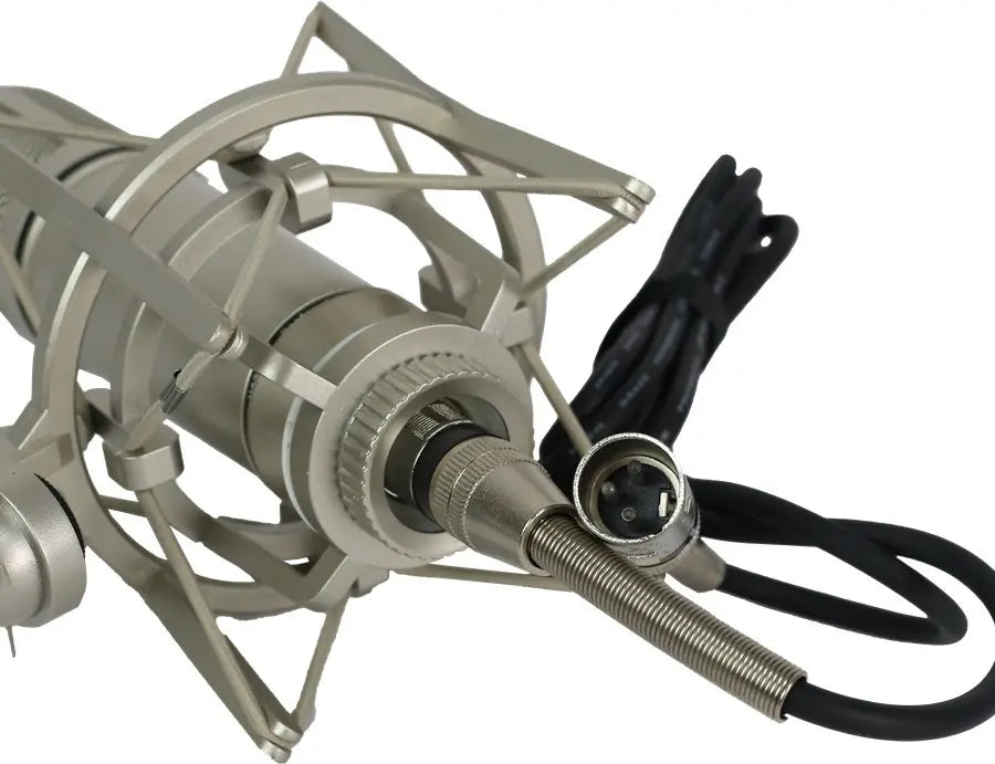 Condenser Microphone Cardioid Studio Mic for Recording Streaming with Shock Mount